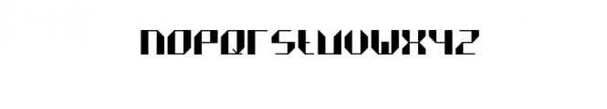 QUILTIX-Block.ttf Font LOWERCASE