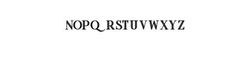 Quadro - Display Font Font LOWERCASE