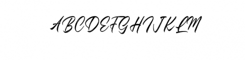 Questario Brush. Otf Font UPPERCASE