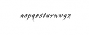 Questoz: Historical Lettering Font Font LOWERCASE