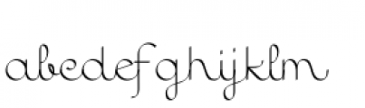 Quaderno Calligraphic Font LOWERCASE