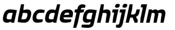 Quagmire B Semibold Italic Font LOWERCASE
