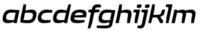 Quagmire Extended Medium Italic Font LOWERCASE