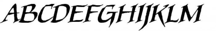 Quahog BB Bold Italic Font UPPERCASE