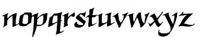 Quahog BB Bold Font LOWERCASE