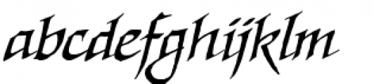Quahog BB Italic Font LOWERCASE