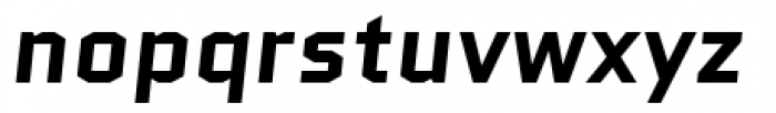 Quantico Bold Italic Font LOWERCASE