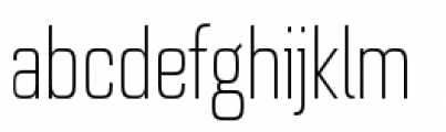 Quarca Condensed Light Font LOWERCASE