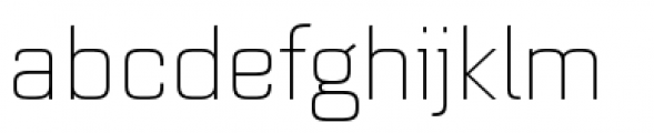Quarca Extended Light Font LOWERCASE