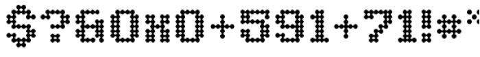 Quartertone Font OTHER CHARS