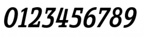 Quatie Condensed Demi Italic Font OTHER CHARS