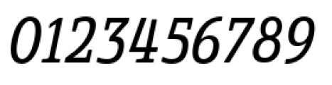 Quatie Condensed Medium Italic Font OTHER CHARS