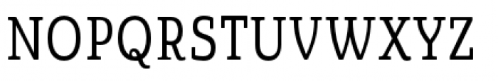 Quatie Condensed Regular Font UPPERCASE