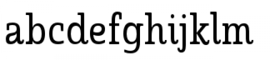 Quatie Condensed Regular Font LOWERCASE