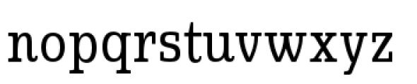 Quatie Condensed Regular Font LOWERCASE