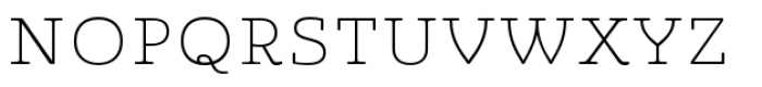 Quatie Extended Thin Font UPPERCASE