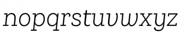Queulat Condensed Alt Light Italic Font LOWERCASE