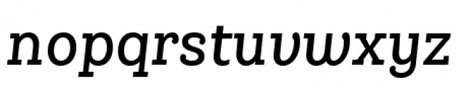 Queulat Condensed Alt Medium Italic Font LOWERCASE
