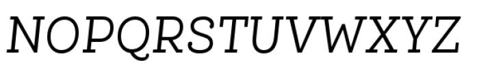 Queulat Condensed Regular Italic Font UPPERCASE