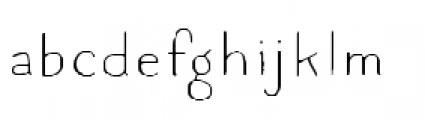 Quimbly Light Font LOWERCASE