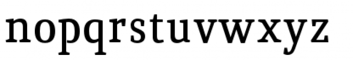 Quiroga Serif Pro Demi Bold Font LOWERCASE