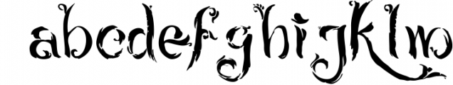 QUEKIE Natural Font Font LOWERCASE