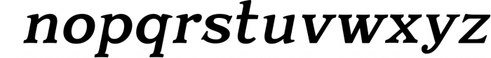 Quantik Elegant Contemporary Serif 1 Font LOWERCASE