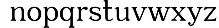 Quantik Elegant Contemporary Serif 3 Font LOWERCASE
