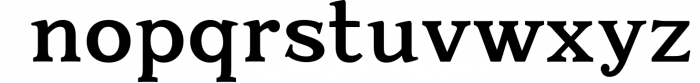 Quantik Elegant Contemporary Serif Webfont Font LOWERCASE