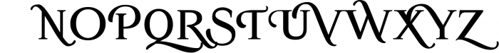 Quatera Display Serif Font UPPERCASE