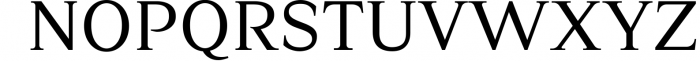 Quatera Serif Family 3 Font UPPERCASE