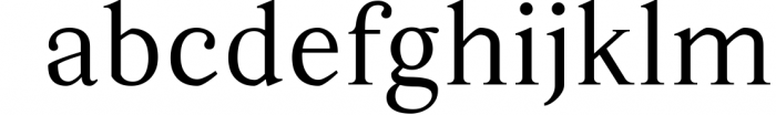 Quatera Serif Family 3 Font LOWERCASE