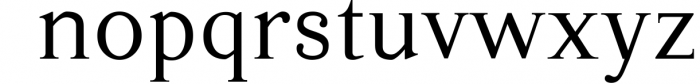 Quatera Serif Family 3 Font LOWERCASE