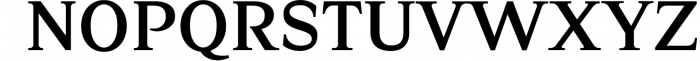 Quatera Serif Family 4 Font UPPERCASE