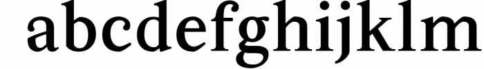 Quatera Serif Family 4 Font LOWERCASE