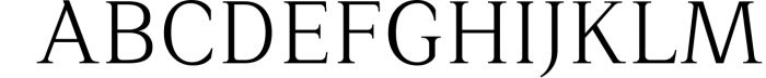 Quatera Serif Family 7 Font UPPERCASE