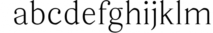 Quatera Serif Family 7 Font LOWERCASE