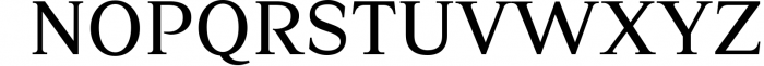 Quatera Serif Family Font UPPERCASE