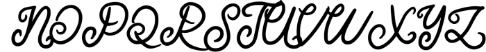 Quenty - Elegant Script Typeface Font UPPERCASE