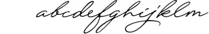 Quick Signature Pro Font LOWERCASE