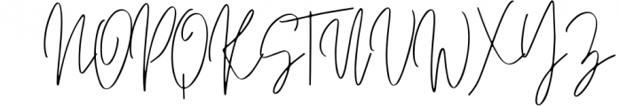 QuickSignature Font UPPERCASE