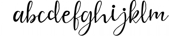 Quince Script 1 Font LOWERCASE