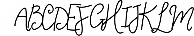 Quincy Adams - A Sweet Hand Written Font 2 Font UPPERCASE