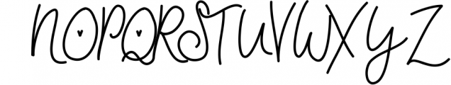 Quincy Adams - A Sweet Hand Written Font 2 Font UPPERCASE
