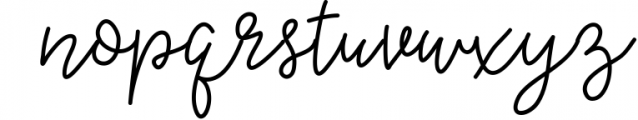 Quincy Adams - A Sweet Hand Written Font 2 Font LOWERCASE