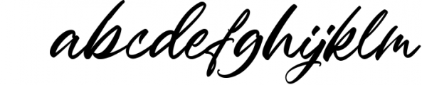 Quintton Script Font LOWERCASE