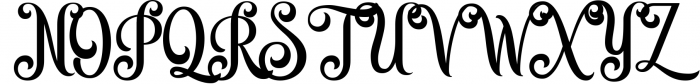 Quiska Unique Font Font UPPERCASE