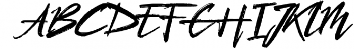 Qunka - Handwritten Typeface Font Font UPPERCASE