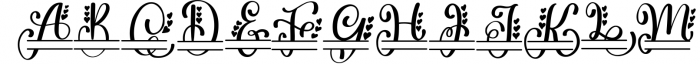 queensa monogram Font UPPERCASE