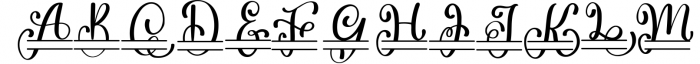 queensa monogram Font LOWERCASE